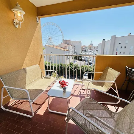 2 Couchages Ct120-1063 Cap D'agde Agde
